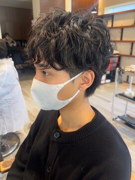 クラップス 横須賀中央店(CLAPS) 無造作メンズマッシュパーマニュアンスパーマスパイラルパーマ