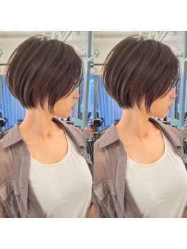 ロンドプロフィール 浦和(Lond profil) 浦和ショートヘアショートカット白髪ぼかし白髪染めボブ40代50代