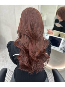 ロンド レア 天神大名店(Lond Le’a) ダブルカラーピンクベージュベージュカラーケアブリーチレイヤー