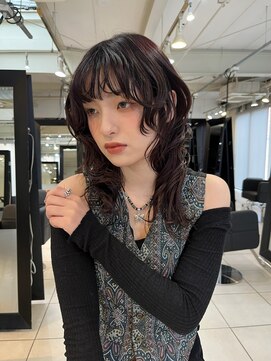 アクアオモテサンドウ(ACQUA omotesando) △大人可愛い癖毛風ウルフパーマレイヤーカットウルフカット