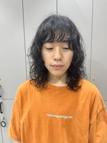 ウクラ バイ レシッド 池袋(uchla by rcid)&nbsp;池袋/お洒落メンズミディアムレイヤー/カジュアルウェーブパーマ