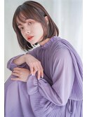 内巻き　ボブ　ワンレン　ストレート