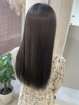 トゥーリ 二日市店(tuuli) 大人女性◆艶レイヤー前髪ピンクベージュ 髪質改善 縮毛矯正