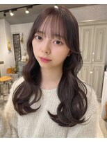 カシュカシュ 表参道(cache cache) 小顔ヘアシースルーバングサイドバング顔周りカット