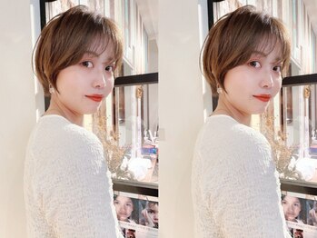 ディードットログ 谷町6丁目店(D.Log)の写真/【谷六★徒歩3分】再現性の高いカット技術が人気♪大人っぽさと女性らしさがでるショートヘアをご提案!
