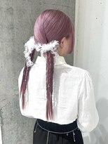 モニカ 栄店(MONIQA)&nbsp;ラベンダーピンク × リボンアレンジ