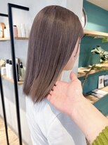 エミス バイ メルト 吉祥寺(emis by melt)&nbsp;【堀惠】ラベンダーグレージュブリーチカラー髪質改善レイヤー