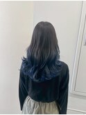 ブルーアッシュグラデ