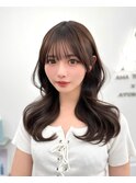前髪顔まわり韓国ヘアレイヤーカットサイドバンク2wayバンク韓国