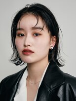 ソワネ 表参道(soigne) 表参道ウルフボブ顔周りレイヤーカットアッシュベージュ40代