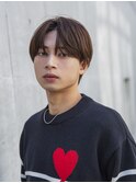 小久保styleフェザーパーマフェザーショートグレーエンドカラー