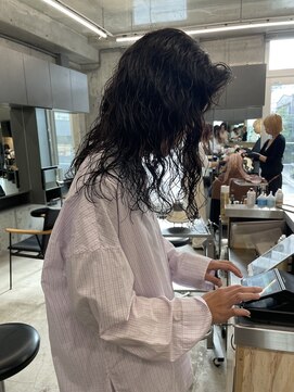 キーチェ 梅田中崎町(keych) レイヤーカット/ウェーブミディアム[中崎町/梅田駅］