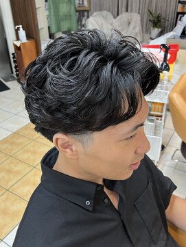 クオリス 上板橋店(QUALIS) ビジネス◎刈り上げフェザーパーマ×ツーブロック