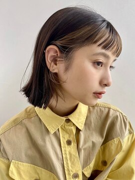 アンドレイ 表参道(andrey) ミディアムヘア/デザインカラー/フェイスフレーミング/表参道