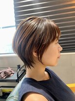 アーツ 茅ヶ崎(arts)&nbsp;ショートカット20代30代40代前髪あり面長丸顔ショートボブ
