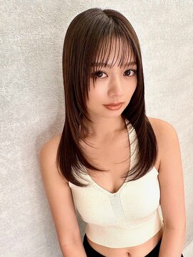 ユアーズヘア 日吉店(youres hair) シンプルだから美しい　涼風ストレートヘア　髪質改善