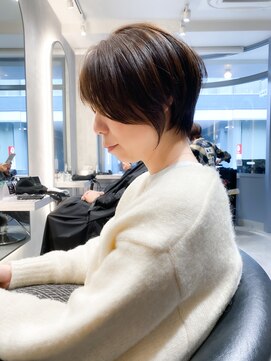 ロンド エメ 柏(Lond aimer) ショートボブ髪型40代50代60代絶壁解消小顔ショート白髪ぼかし柏