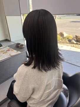 ガルボヘアー 桟橋店(garbo hair) 暗めカラー　艶髪トリートメント　ボブ　大人女子