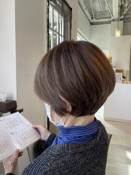 ジャストビューティサンク 上大岡(Just Beauty CiNQ) 大人ショートヘア/ブラウン