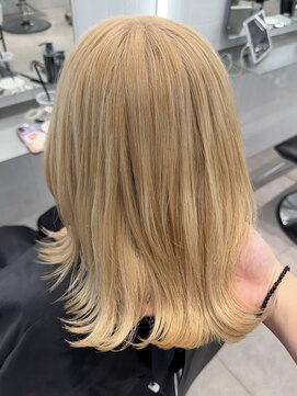 オニキス(ONYX) h19 ミルクティーベージュ表参道レイヤーカット