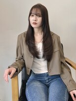 ジプソ(Gypso)&nbsp;ロングレイヤーカット＊オリーブページュ