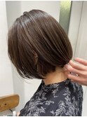 【Feria 渋谷】グレイカラー×くすみブラウン"Tsuyuki"