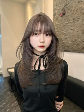 シェノン 表参道(CHAINON) 表参道/イメチェン/ピンクベージュ/アンブレラカラー/前髪/渋谷