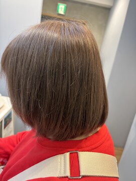 ベルベットヘア 千早店(Velvet hair) プレミアム髪質改善カラー×ミルクティーグレージュ♪