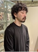 外国人風癖毛シャドウパーマ