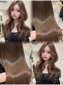 韓国ヘアハッシュカットレイヤーカットブリーチ無し韓国ボブ渋谷