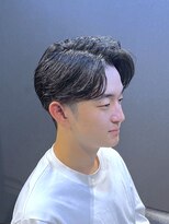 ビーダンディー(Bee dandy) ビジネスカジュアル ツーブロックショート 七三サイドパート