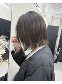 髪質改善 切りっぱなしボブ 大人ボブ 丸くないボブ