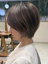 ビューイースト 亀戸 錦糸町(VIEW EAST) 前髪ありショート/ハイライトカラー