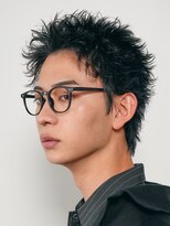 バイフィフス 原宿/表参道(by fifth) 緩め波巻きスパイラルパーマシャドウパーマメンズセンターパート