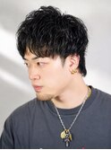 清潔感◎アップバング×艶髪ショート