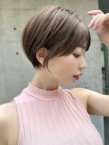 ピークアブー アヴェダ 池袋東武(PEEK-A-BOO AVEDA)&nbsp;大人ショートボブ丸みショートシースルーバング