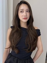 ソヨン 大宮店(SOYON)&nbsp;《SOYON》ラベンダーグレージュ ロングレイヤー　ムギョル巻き