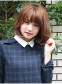 〈LEILEI〉顔周りのニュアンスカットがキモ！！シフォンボブ