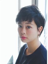 エシカ(ethica)&nbsp;[ethica_南船場] ダークアッシュ×ベビーショート＋コスメパーマ