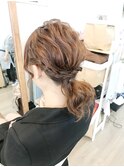 ミディローポニーアレンジ【ヘアアレンジ  立川/立川南/七五三】