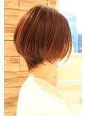 【30代40代50代】カットで造る大人可愛いひし形ショート