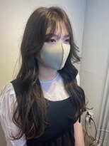 アンサム リリー(UNSOME Lille)&nbsp;グレージュ/韓国風スタイリング