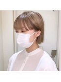 パッツンボブ×ミルクティーブランド【salonwork】