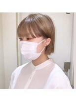 バサ 高田馬場店(BASSA)&nbsp;パッツンボブ×ミルクティーブランド【salonwork】