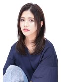 ナチュラルストレートロングレイヤー