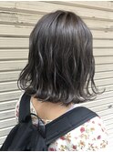 大人可愛い小顔くびれミディアムボブウルフ10代20代30代