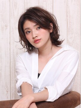 リワーズ 千歳船橋店(ReWARDs) 美髪/大人かわいい/こなれミディ/サンドベージュ[千歳船橋]