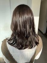 イオエ(ioe)&nbsp;黒髪/ボブルフ/ネビージュ/小顔/ワンレン/髪質改善/グレージュ