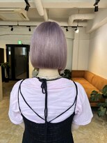 メリー オオサカ(Merly Osaka)&nbsp;非常に可愛い！mini bobスタイル！_透け感ラベンダーアッシュ_