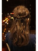 パーティーセット_編み込み_ヘアアレンジ_kiki0077
